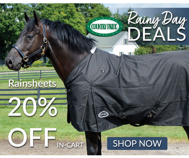 20% off turnout sheets in-cart