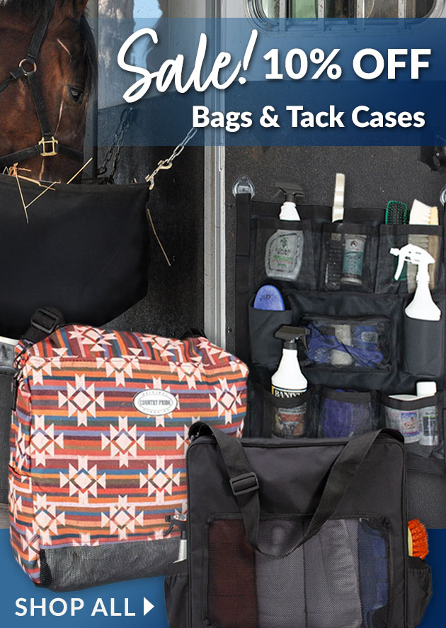 Bags and tack cases sale - 10% off in-cart
